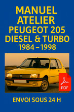 Manuel Atelier Peugeot 205