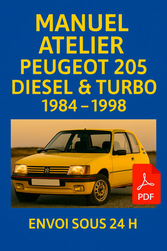 Manuel atelier peugeot 205 - manuel,