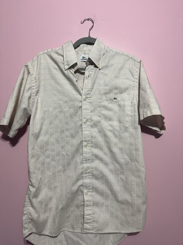 Chemise lacoste beige taille - lacoste,