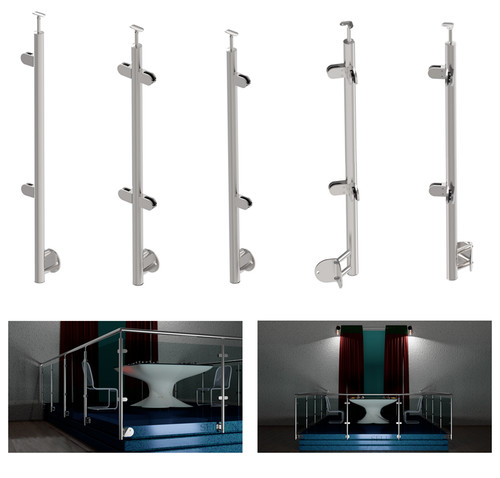 Inox balustrade poteau - inox, support