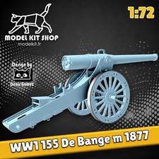 1:72 - WW1 - Canon de 155 " De Bange" modèle 1877