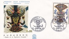 FRANCE 1966 FDC TAPISSERIE DE JEAN LURCAT YT 1493