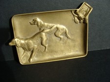 Cendrier ancien / Chiens de chasse / Setter