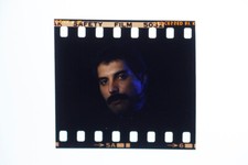 Freddie Mercury Queen October 1980 original Kodachrome 64 Photo 35mm slide