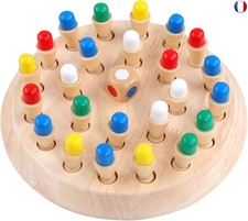EACHHAHA Jeux Montessori 3 Ans, Memory Chess Bois,Jeu Educatif 3 Ans,Jeux de