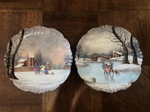 Paire assiettes en - paire,
