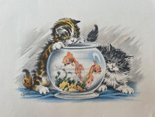 Charmante petite litho signée