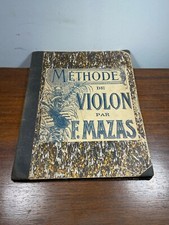 Livre Méthode de Violon par F.Mazas (8-3)