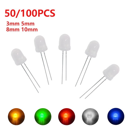Kit 100 led - kit, 8mm