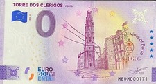 BILLET 0  EURO TORRE DOS CLERIGOS PORTO PORTUGAL 2023 NUMERO DIVERS