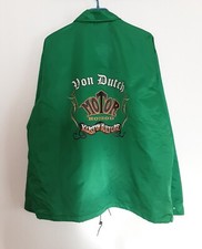 Taille XL  Coupe-Vent Blouson Vert  Motard Vintage 90's  VON DUTCH  NEUF