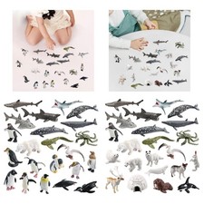 22x Figurines d'animaux marins