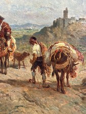 Tableau ancien paysage