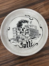 Rare Émile GALLÉ  Vide-poche/Emaux de Longwy St-Jean L'aigle / Parfait État