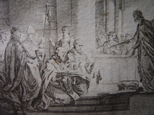 Gravure pape gregoire iii - gravure,
