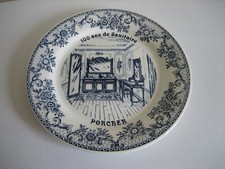 Assiette faïence GIEN Edition 100 Ans Sanitaire PORCHER n°1