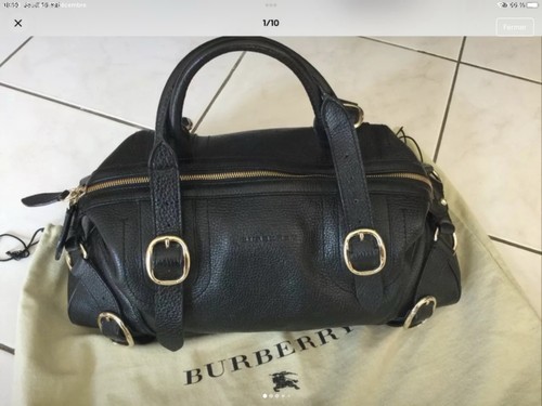 Sac burberry cuir - sac, veau