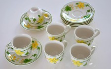 Tasses à café villeroy et boch modèle GERANIUM