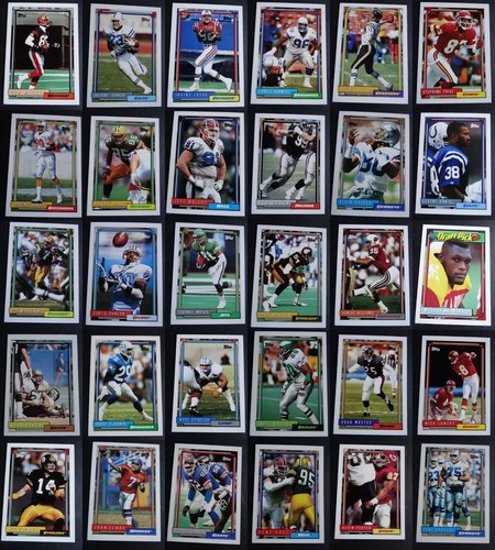1992 topps football - topps,