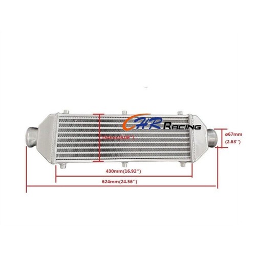 8 fmic front mount - 24.6*7.5*2.8",