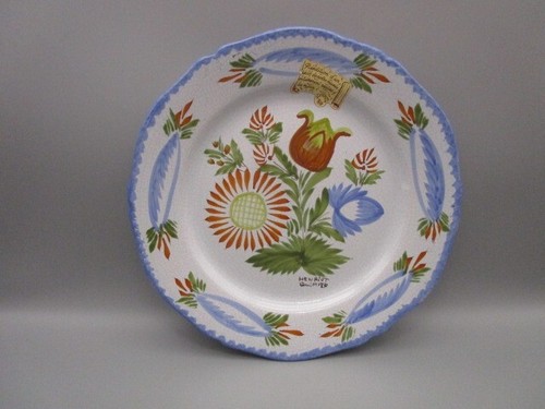 Assiette ancienne faïence - assiette, en