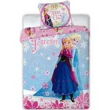 DISNEY parure de lit bébé couette + taie LA REINE DES NEIGES  100 x 135 cm NEUVE