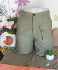 Vêtement occasion femme : Pantacourt kaki - T : 36