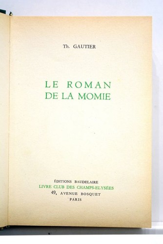 Livre ancien gauthier roman - ancien,