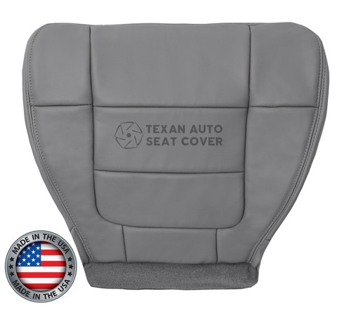 Leather seat cover - gray, fits