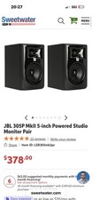 JBL 305P MkII Powered Studio