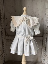 Robe Bleue Avec Col Pour