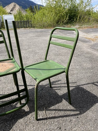 Anciennes chaises jardin - jardin,