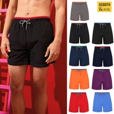 Asquith & Fox Short De Bain Pour Homme Maillot De Bain Salle De Sport