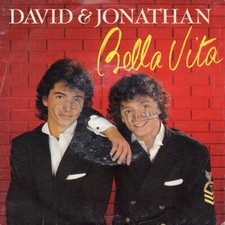 disque vinyle 45 tours David et Jonathan Bella Vita