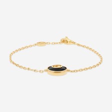 Gucci Yellow Gold Onyx &