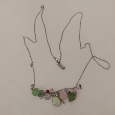 Agatha long collier argente et