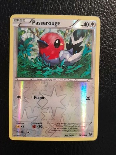Carte pokemon passerouge - carte,