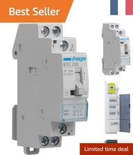 Hager Contacteur Jour/Nuit 25 A 2NO 230V - Optimisation Énergétique Fiable