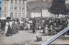 N° 11  CPA DU VAL-D'AJOL Foire aux bestiaux  88 Vosges Non Ecrite  Carte Photo