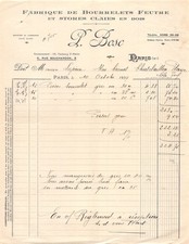 1939 FABRIQUE DE BOURRELETS