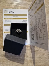 Bague Pierre Moissanite