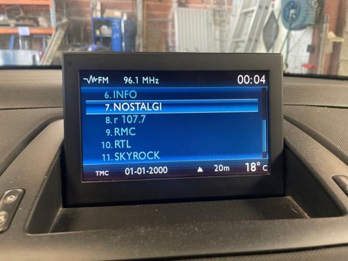 Autoradio origine peugeot - autoradio, d'origine