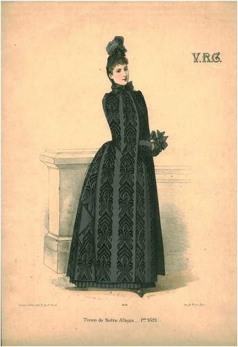 Gravure ancienne mode vrg - gravure,
