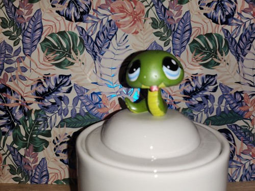 Littlest petshop green snake - petshop,,