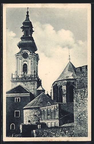 Carte postale nitra - carte, chrám
