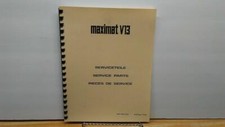 EMCO Maximat V13 Service Parts