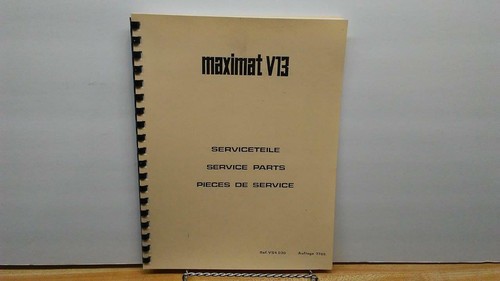 Emco maximat v13 service parts - v13,