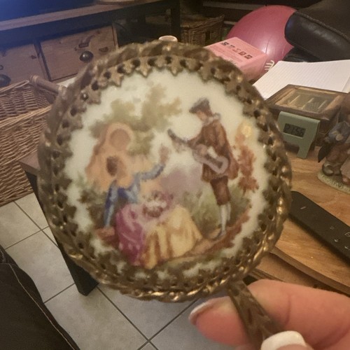 Miroir main rond décor - à,