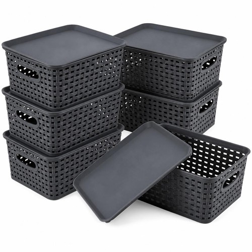 Lot bacs rangement en - 6,