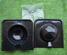 2 moule plastique sphère demi (1/2) boule 7,68" de diamètre pour béton ciment...